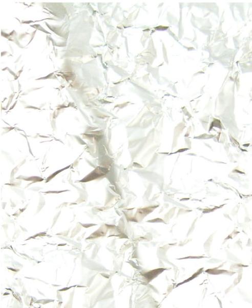 Alufolien Zuschnitt silber/silber, 25 x 21,5cm, 1kg (Stanniolpapier)